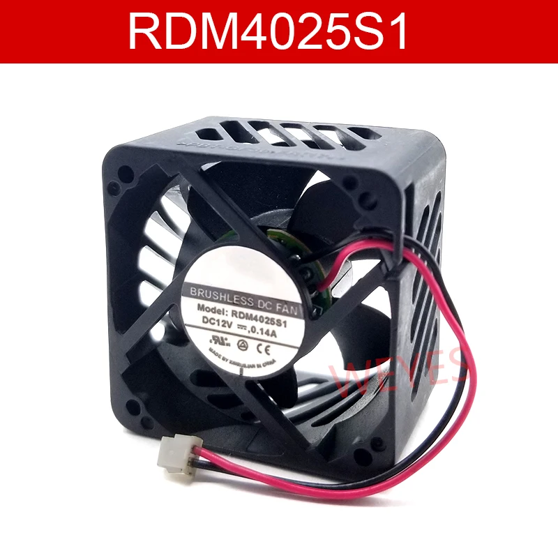 Для RDM4025S1 rdm4025s1 4025 12В 0.14A 40x40x25 мм 40*40*25 2 контактный проводной охлаждающий