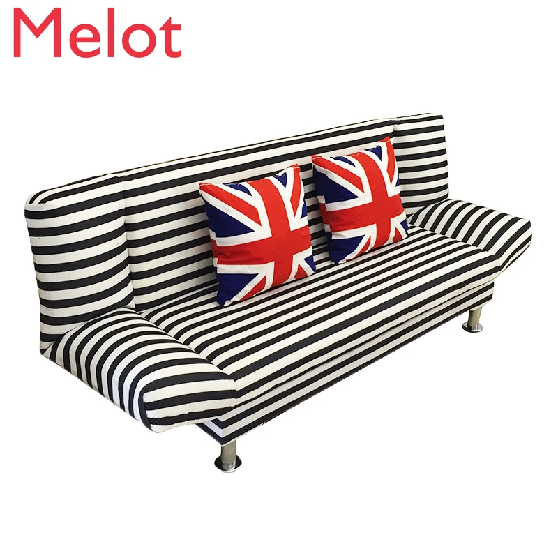 

Foldable Multi-Functional Small Apartment Single Double 1.8 M Dual-Use Rental Room Lunch Break Fabric Sofa
