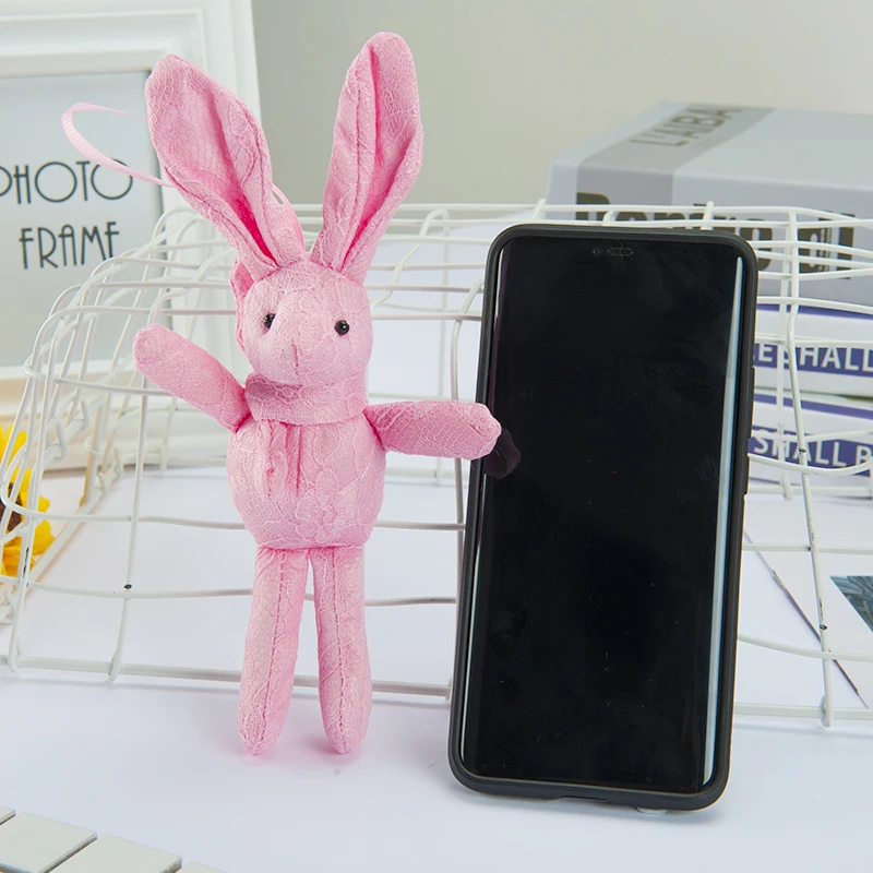 Креативный милый кролик из кремового кружева кукла с животным девочка детская