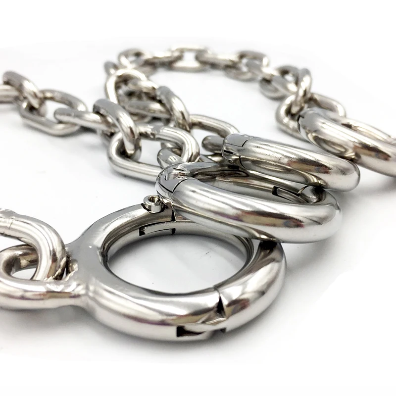 Взрослые игры БДСМ Нержавеющая сталь большого пальца ноги манжеты для бондажа