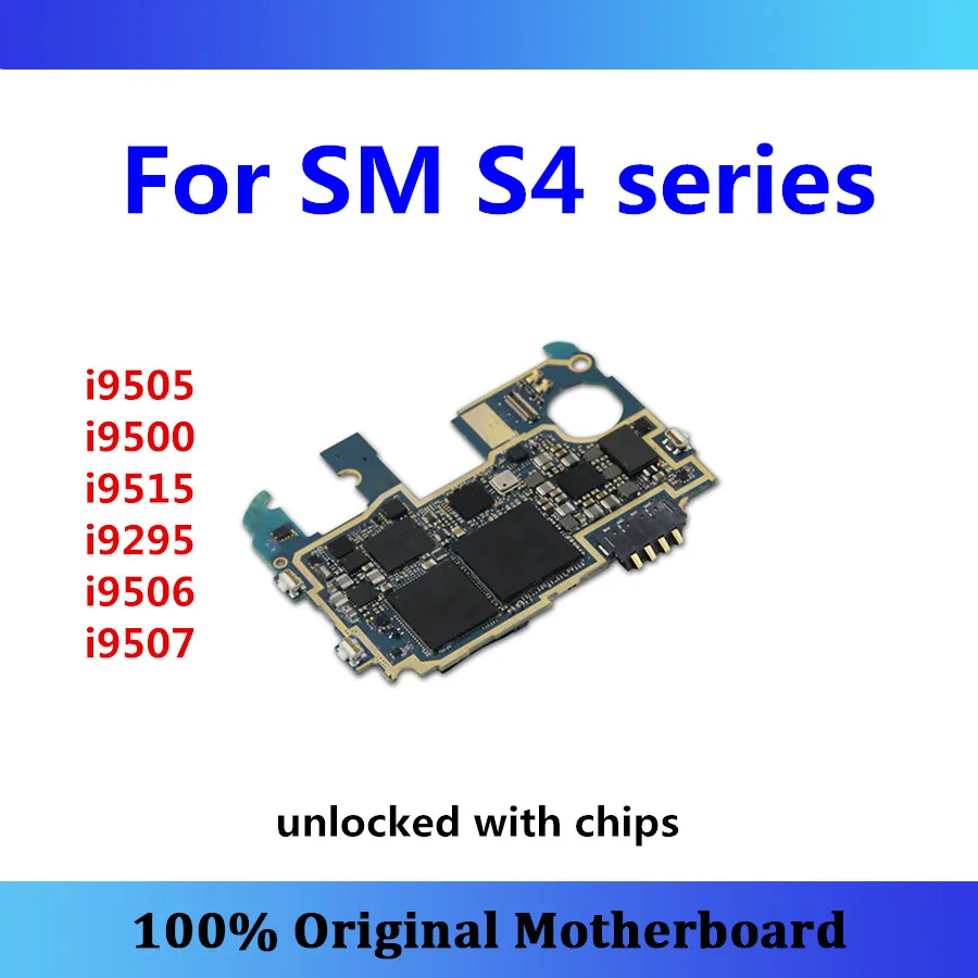 S4 Логическая плата для Samsung Galaxy i9505/i9500/i9515/i9295/i9506/i9507 материнская разблокирована 16G