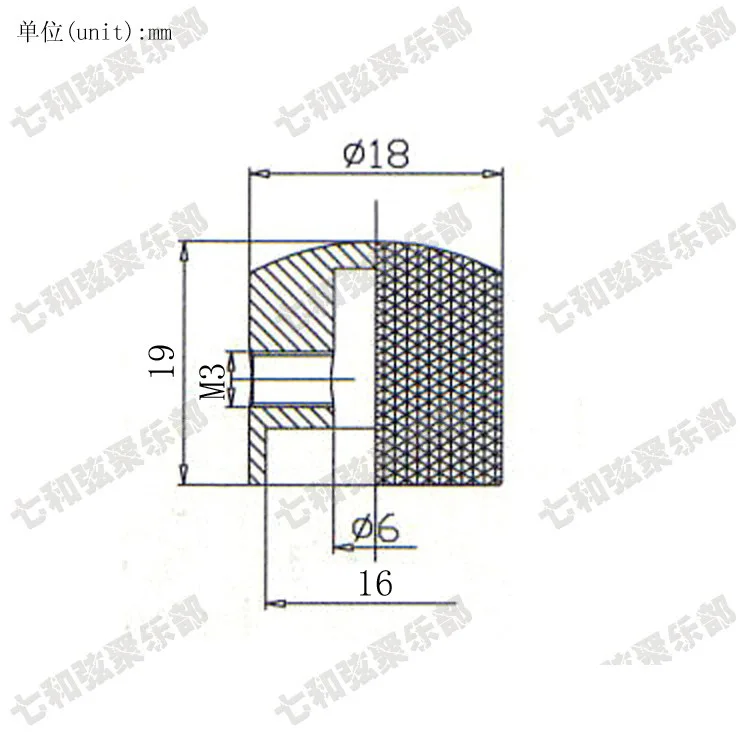 

4 Pcs/Lot Black Brass Dome Electric Bass Guitar Tunning Knobs Metal Knurled Barrel Tone volume Control Knobs (KB)