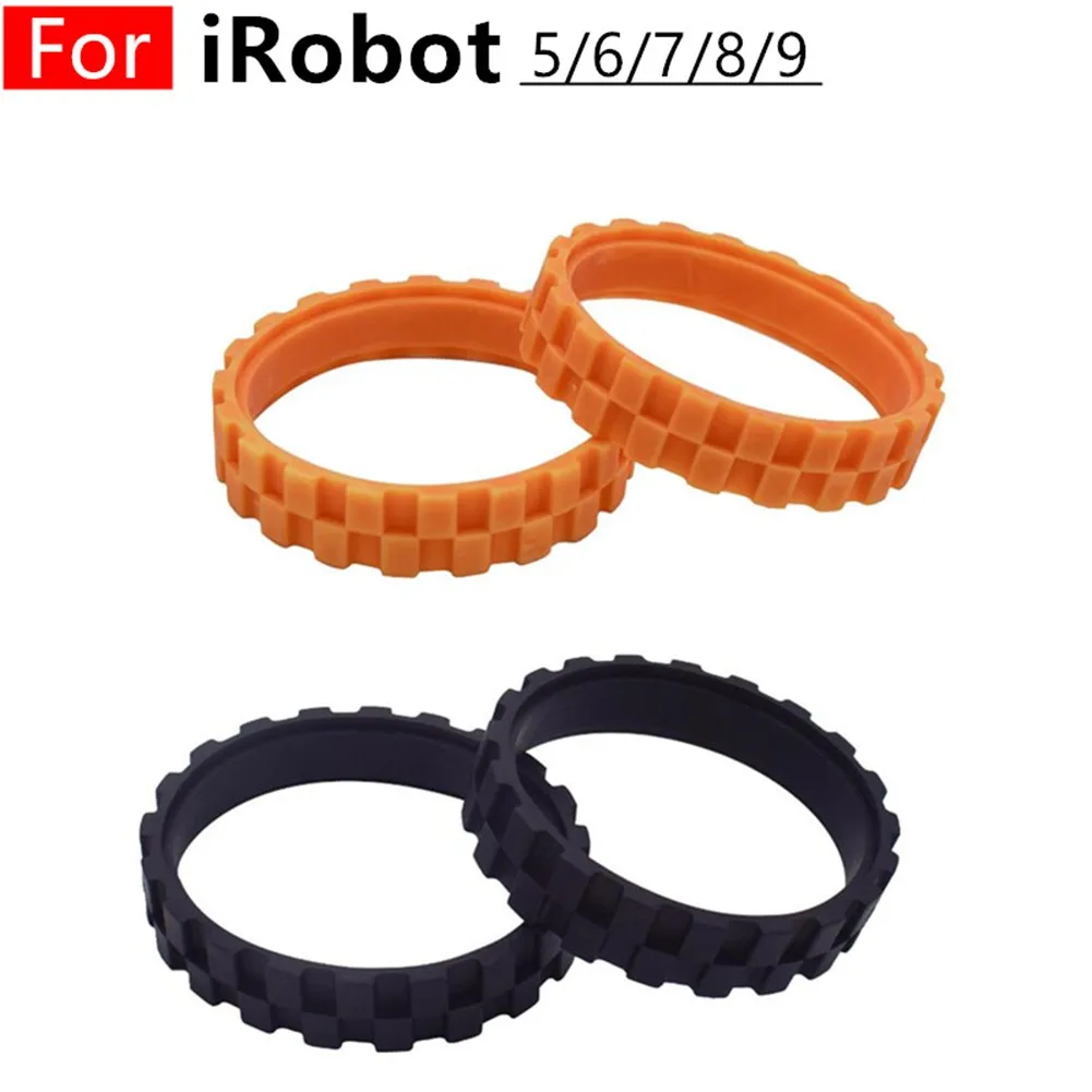 4X шины для IROBOT ROOMBA 500600700800900 I7 E5 S9 Нескользящие колеса Запчасти бытовой уборки