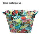 2020 New Composite Twill Cloth Waterproof Frill Pleat Inner Lining Insert Zipper Pocket for Big or Mini Obag for O Bag Urban
