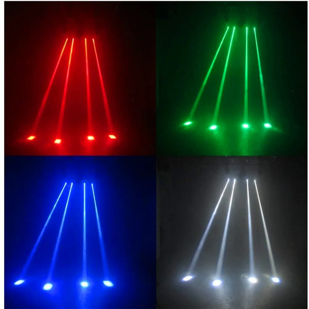 

10W LED Beam Light/RGBW DJ Spot Lighting/10W Beam Effect Stage Moving Head Light/DMX512 LED Spotlight For Party Disco Show Lamp