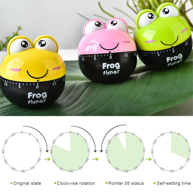 Мультяшное животное 60 минут таймер лягушка форма простота в эксплуатации