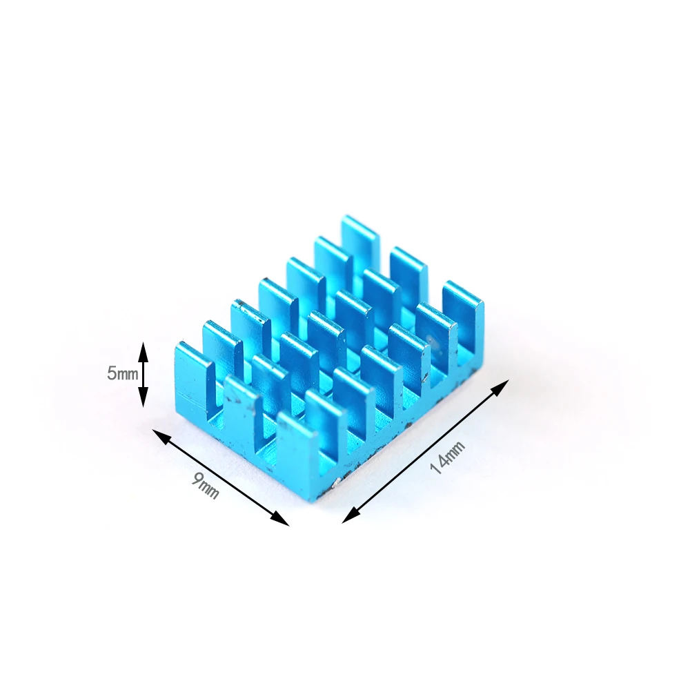 Для Raspberry Pi 4B теплоотвод 3 шт. Cooper Алюминий радиатора охлаждения комплект