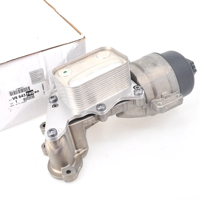 Baificar масляный радиатор двигателя корпус фильтра V864374580 для peugeot 308CC 3008 Citroen C4 DS5 MINI 1,6 THP EP6 - Цвет: France Genuine