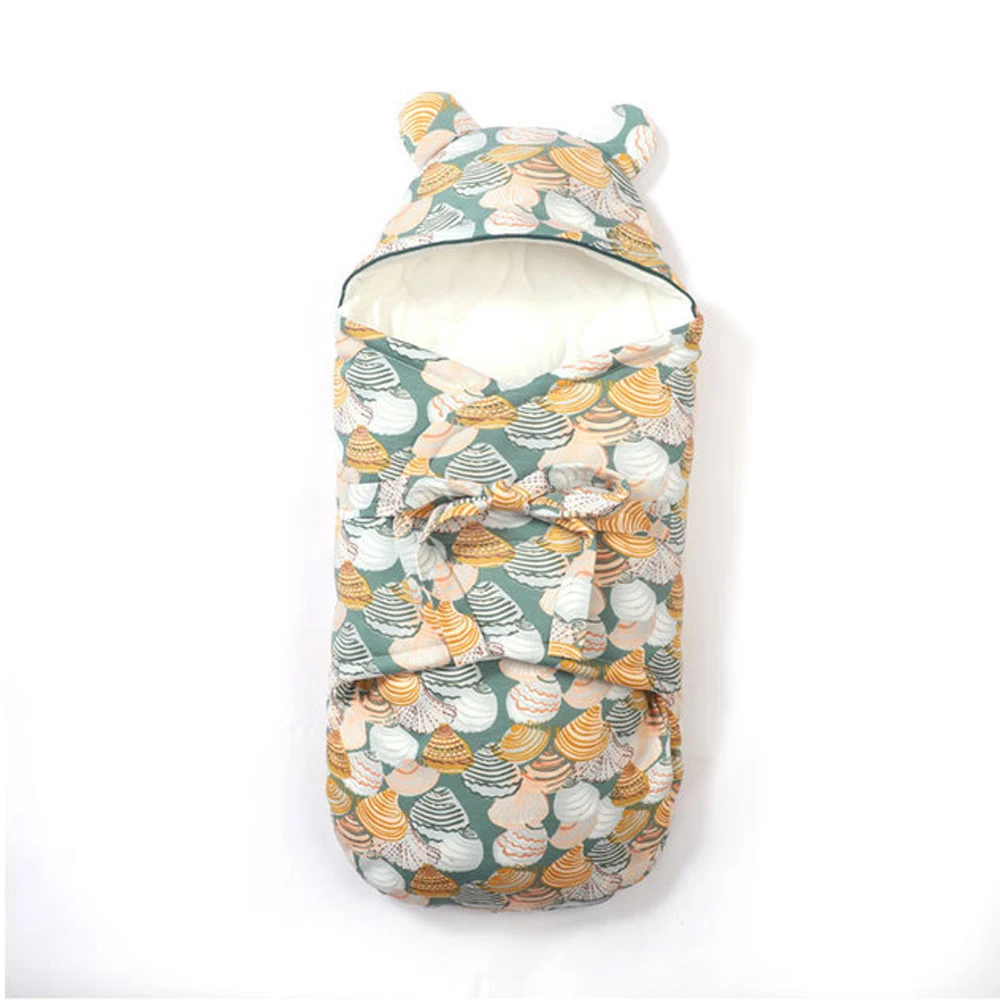 Теплые спальные мешки для новорожденных кокон пеленка хлопковое детское одеяло
