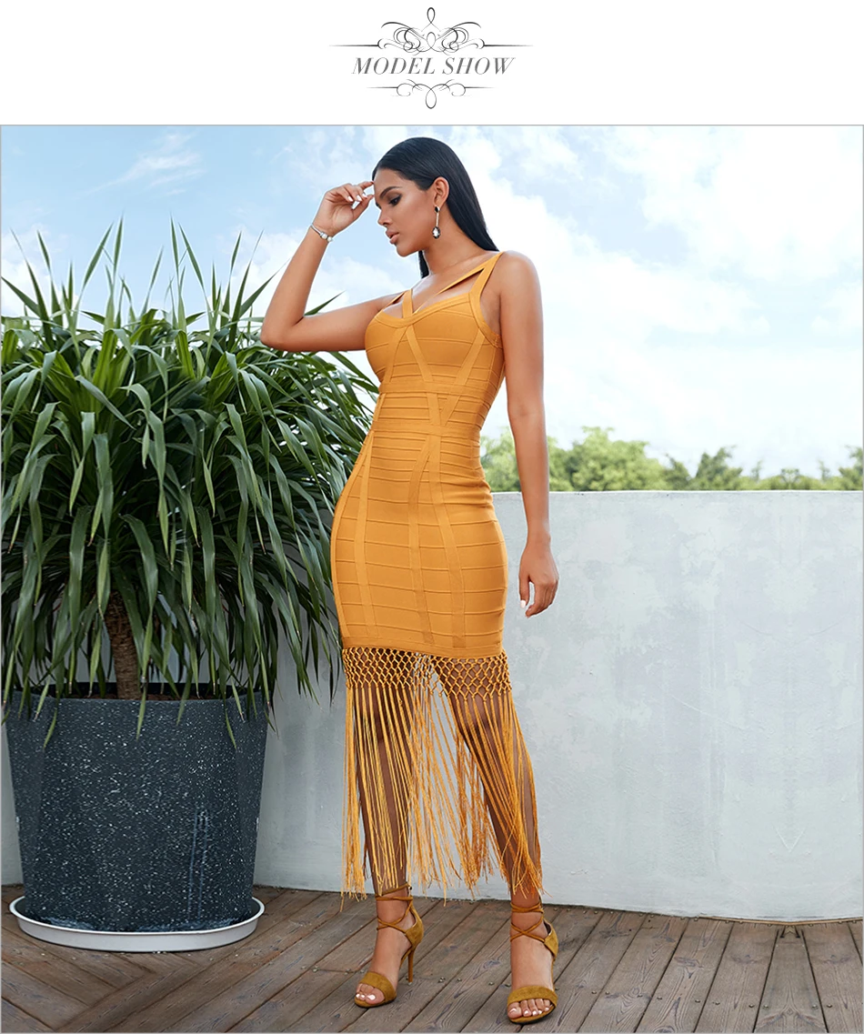 Adyce новое летнее женское облегающее платье с кисточками Vestidos сексуальное без рукавов с бахромой облегающее Клубное миди вечернее платье в стиле знаменитостей