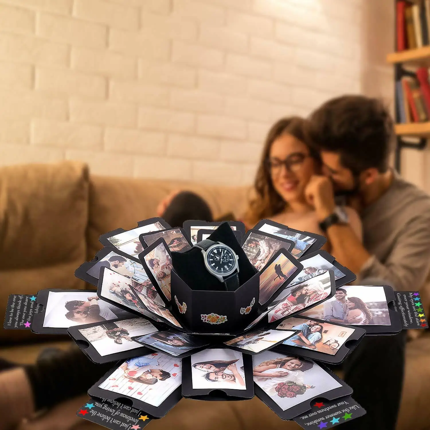 Взрывная коробка сделай сам с сюрпризом для вечевечерние взрывной подарок