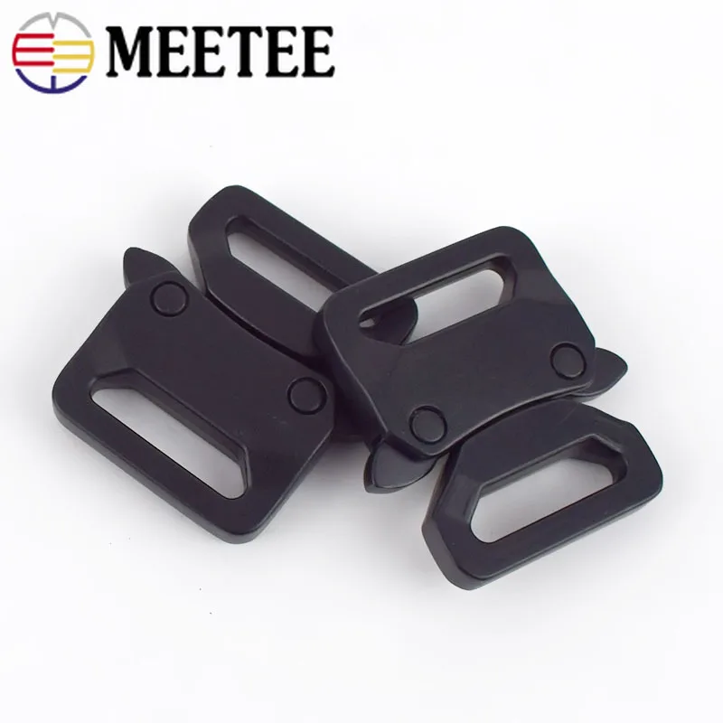 Meetee 2/5 шт. ID 20/25 мм Металлические автоматические пряжки для ремня регулирующая