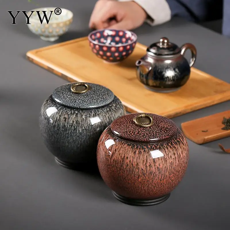 Чайная коробка 720 мл керамические поделки банка для чая хранения контейнер