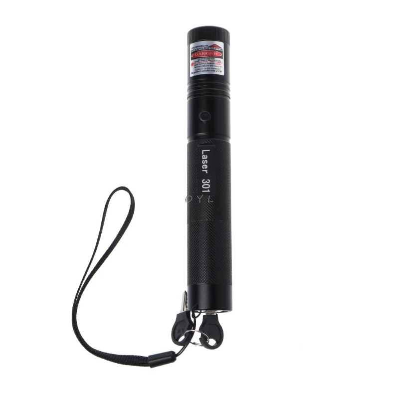 650nm 1mW 301 Red световая лазерная ручка Pointer Laser с регулируемым фокусом и видимым лучом