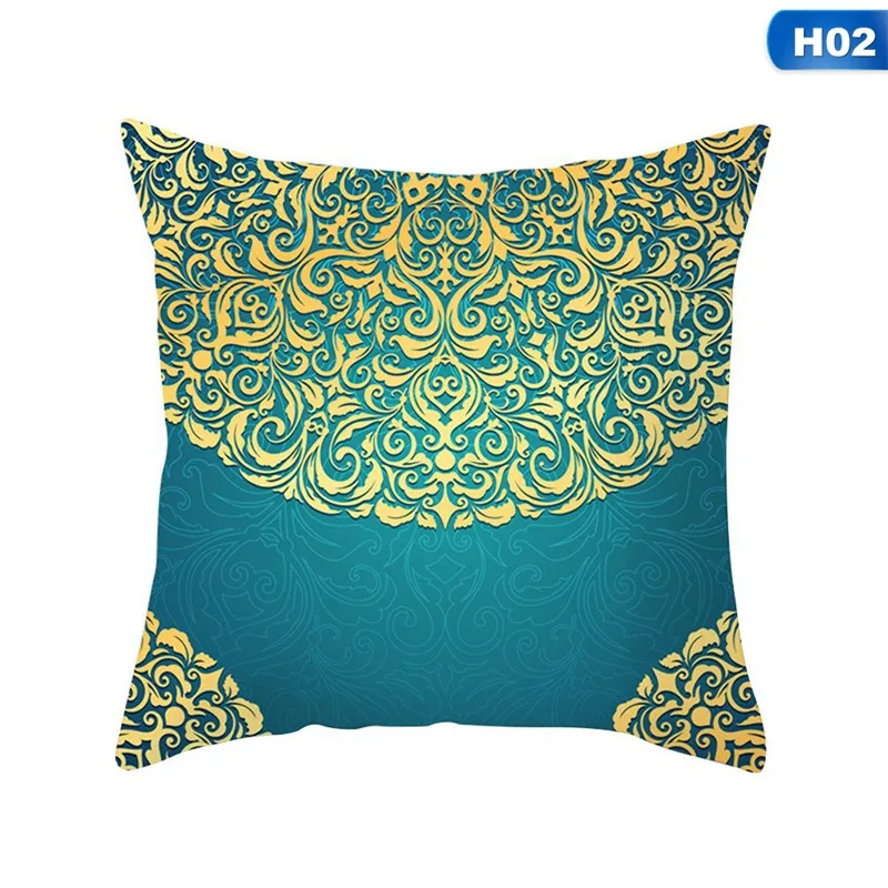 Boho Indian Mandala Watercolor Printing Cushion Car Sofa Pillow Cover Home | Дом и сад