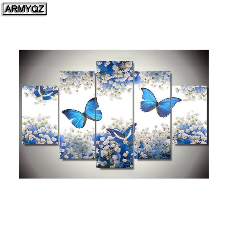 DIY Полная квадратная Алмазная роспись бабочки мульти картина Сочетание вышивка