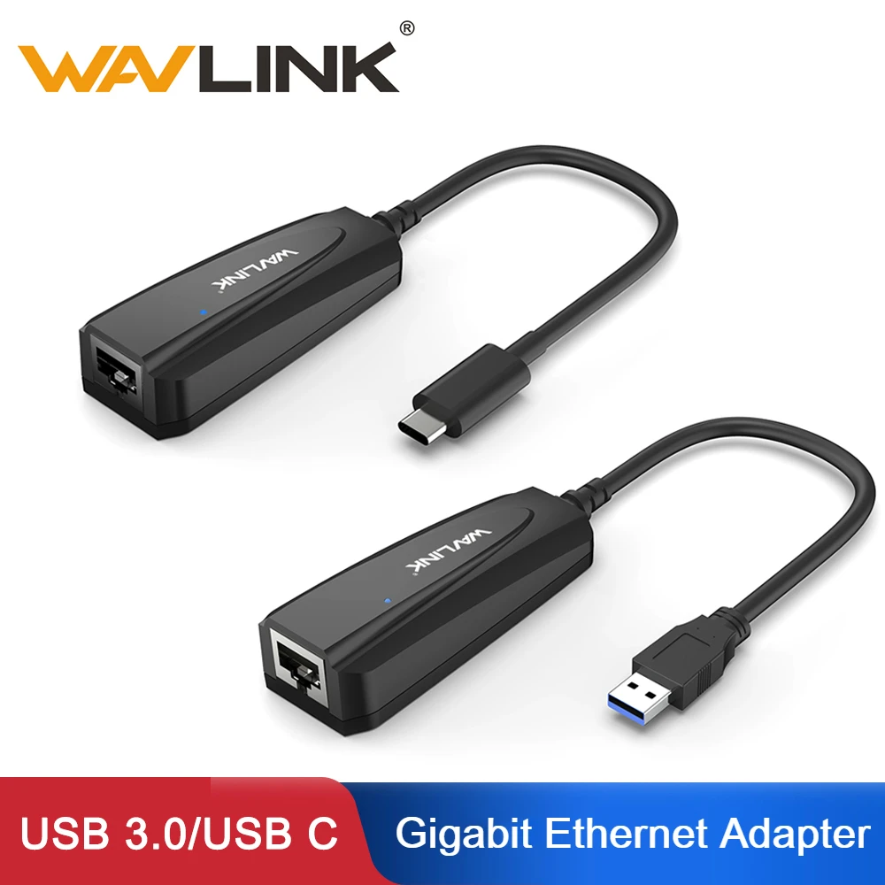 Адаптер Wavlink USB Gigabit Ethernet 3 0 концентратор Тип C сетевая карта к RJ45 Lan для Xiaomi Mi Box Macbook