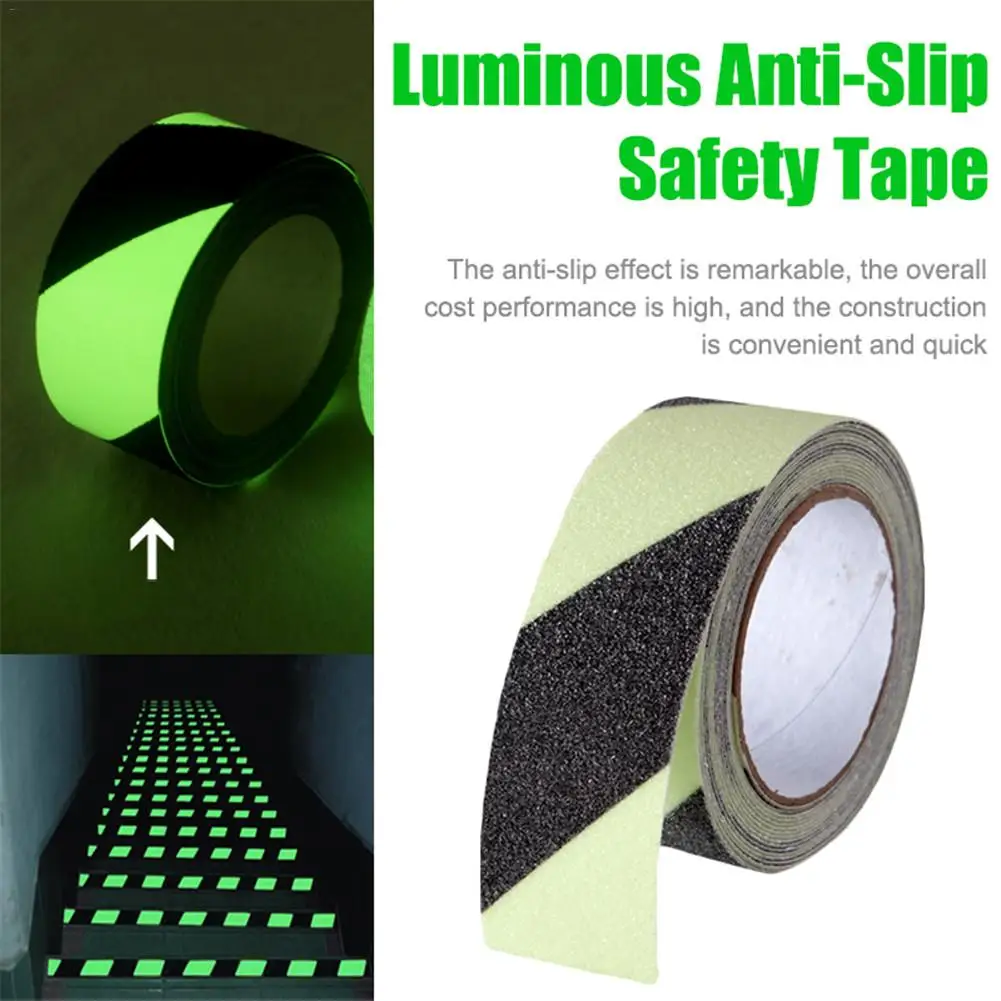 Светящиеся противоскользящие защитные наклейки для лестниц Предупреждение ющие