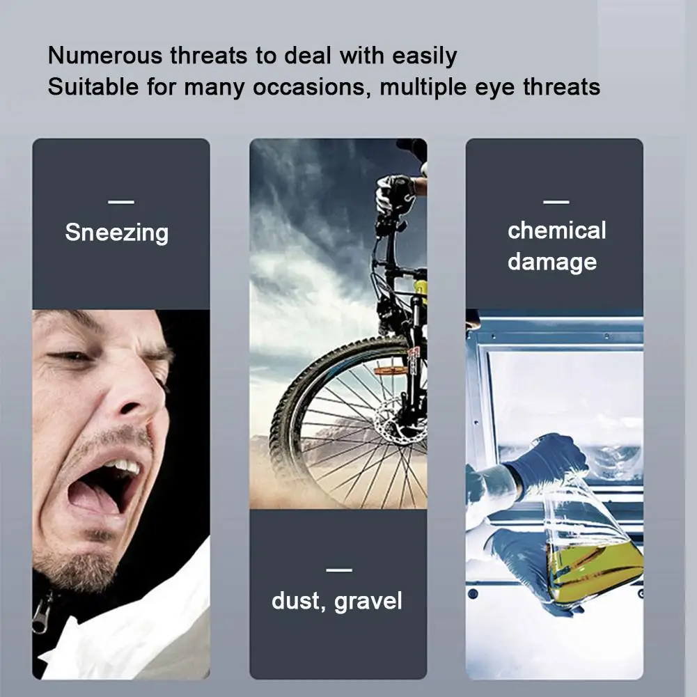 

Riding Glasses Anti-fog Protective Glasses Multi-function Wind-proof Impact-resistant For Preventing Bacteria Dust Saliva Splash