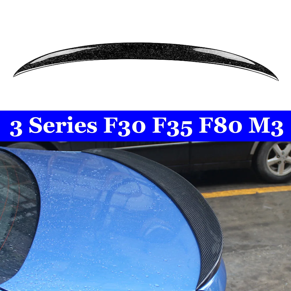 Крыльями на спине для губ BMW 3 серии F30 F35 F80 M3 кованый карбоновый спойлер 320i 328i 335i 326D