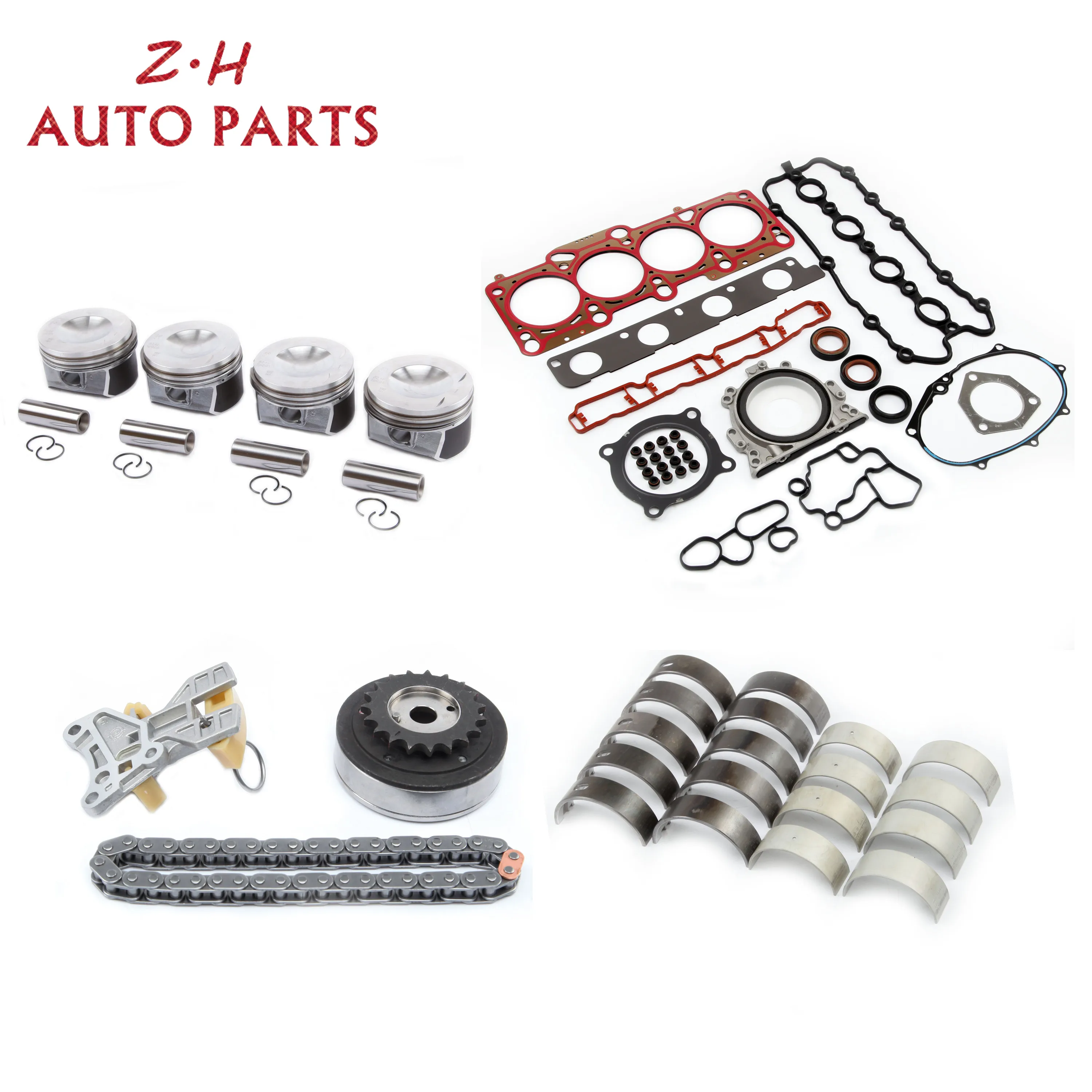 Новый комплект для ремонта поршневых колец двигателя 06B 105 561 B VW Golf Passat Jett Skoda Audi A3 A4