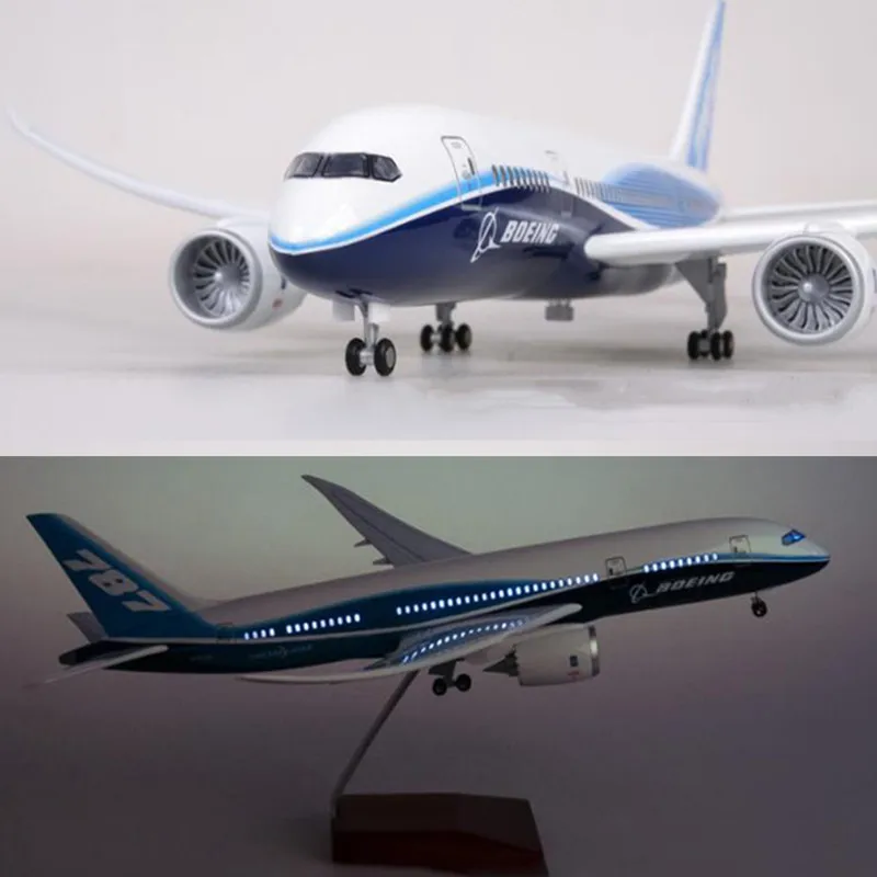 Литье под давлением 1/130 масштабная модель игрушки Boeing B787 самолет пластиковая