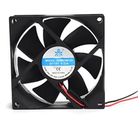 guo heng gh8025m12s server cooling fan dc 12v 0 22a 80x80x25mm 2 wire