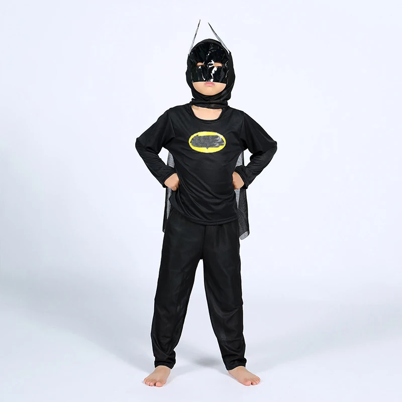 Детский костюм супергероя для мальчиков и девочек с человеком пауком героиня Бэт