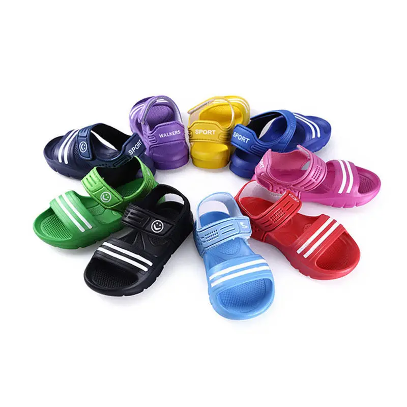 Baby Kids Sandals Slipper Beach Shoes Toddler Sandal Kid Boys Girls Casual Closed Toe Pool Flat PVC | Мать и ребенок