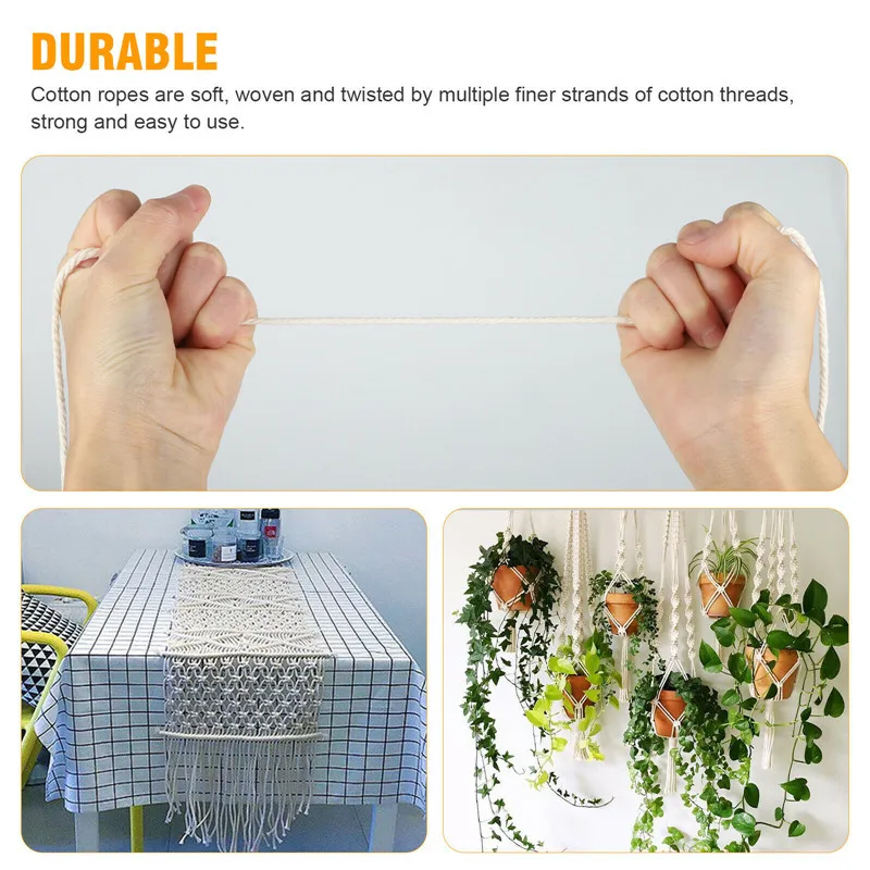 1/2/3 мм Фурнитура для бижутерии макраме шнур скрученный из керамического волокна