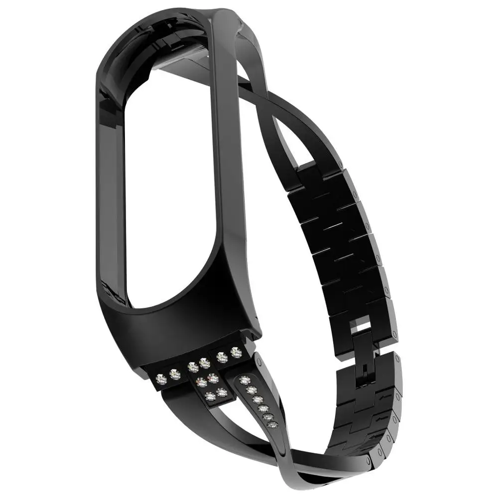 Браслет для Mi band 3 металлический браслет Xiaomi Безвинтовой из нержавеющей стали Band