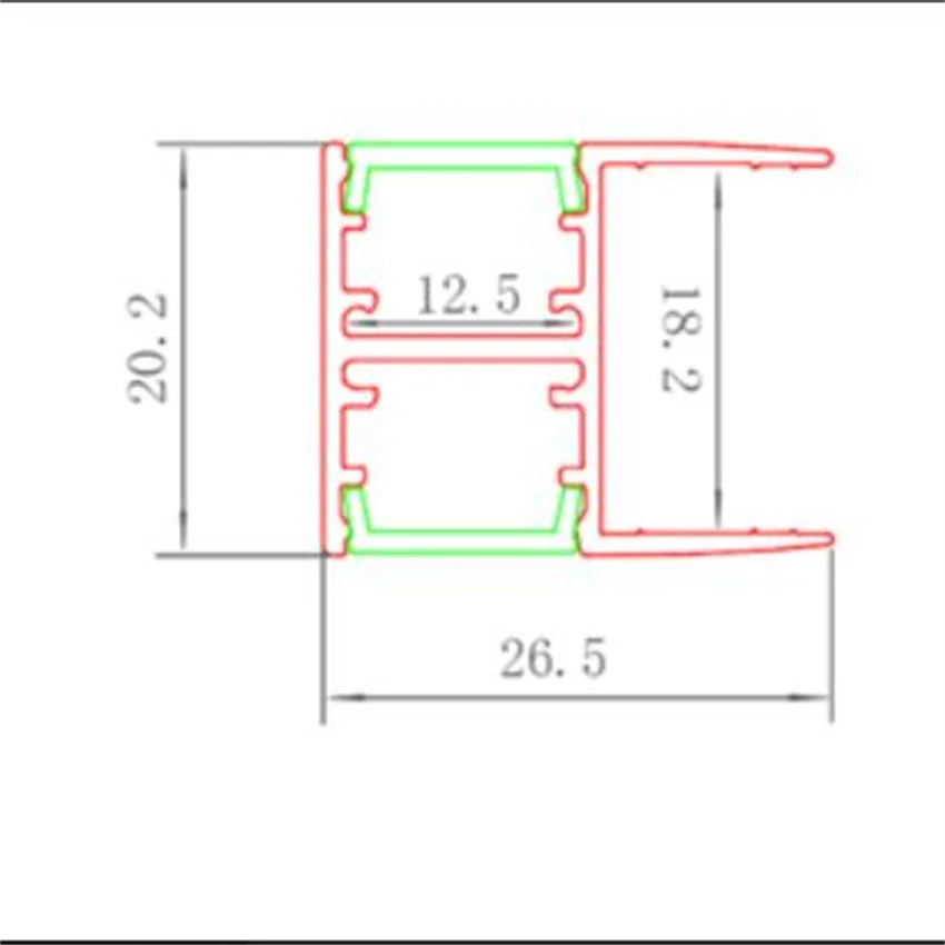 Бесплатная доставка 2 м/шт. 100 м/лот Высокое качество экструдированный
