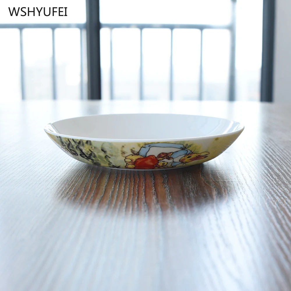 8 дюймов костяного фарфора креативный расписной милый кролик серии Питер Кролик