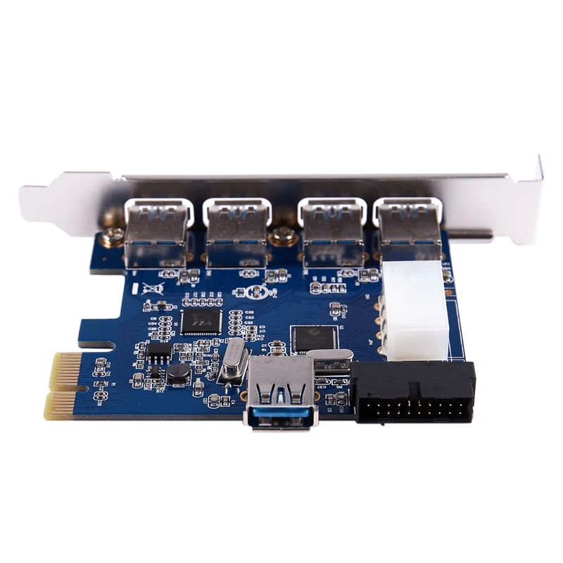 PCI E Express адаптер A 5 портов USB 3 0 концентратор новая внутренняя карта