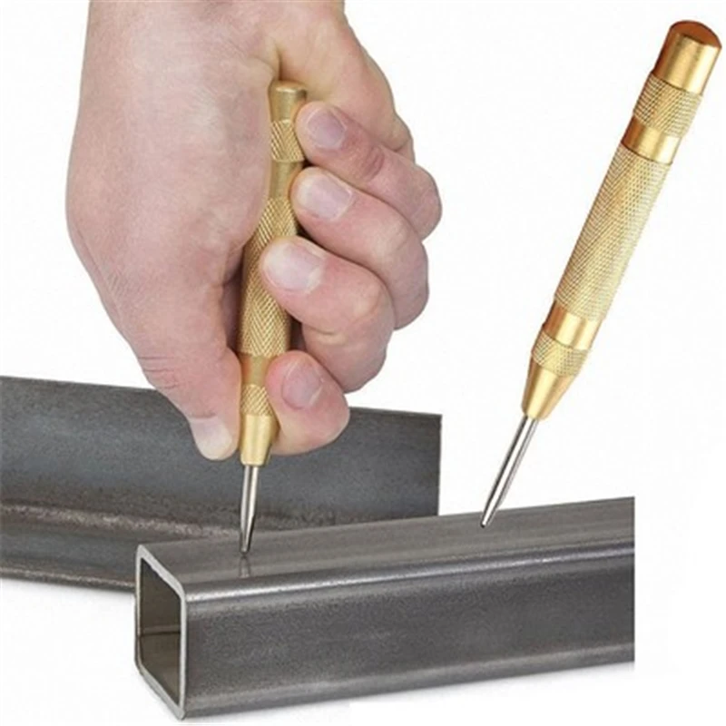 

Automatic Centre Punch 5 inch Automatic Center Pin Punch Strike Spring Loaded Marking Starting Holes Tool Chisel Steel