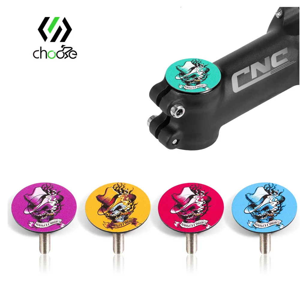 

CHOOEE Bike Headset top bolts set Aluminum Alloy Bicycle Headset stem top Cap zb889