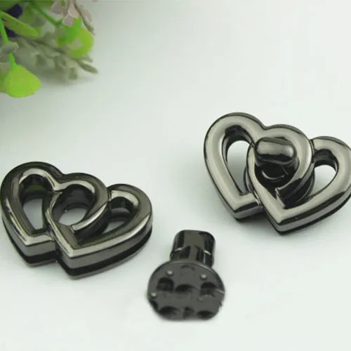 10Pcs 37x25mm Metal Turn Lock Snap For Handbag Women Bag Twist Lock Clasps Closure DIY Metal Buckle Hardware Accessories