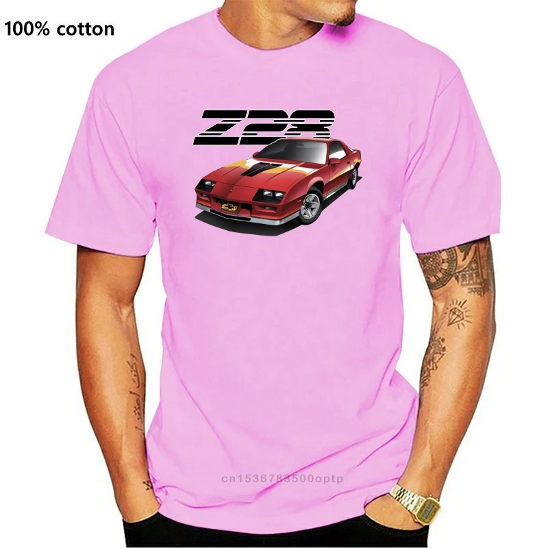 100% хлопок круглый вырез индивидуальный принт Мужская футболка Camaro Z28 Gen 3 женская |