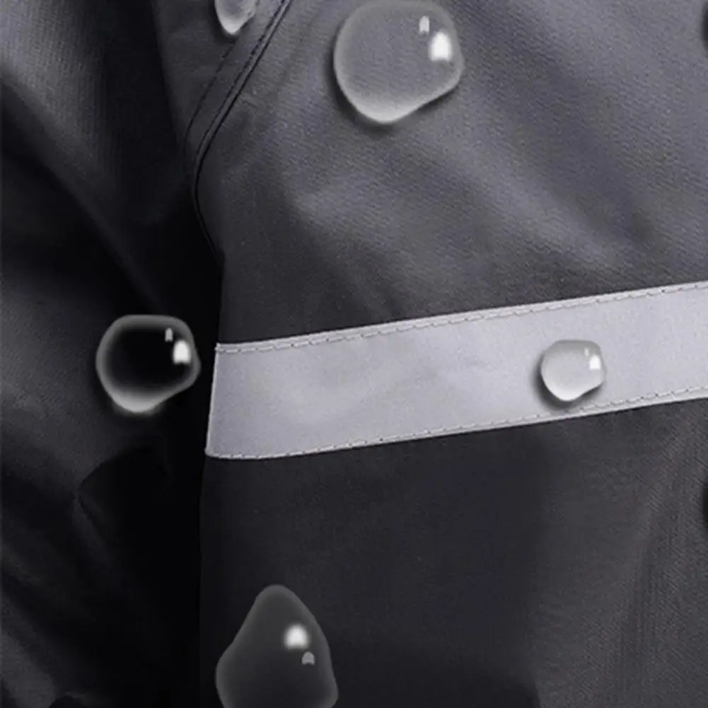 

Adult Long Raincoat Oxford Cloth Windbreaker Raincoat Outdoor Construction Site Reflective One-piece Raincoat