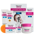 Набор для ухода за кожей, различные Отбеливание Коллагена койевой кислоты, увлажняющий питательный крем для лица, сыворотка, мыло, солнцезащитные средства для красоты