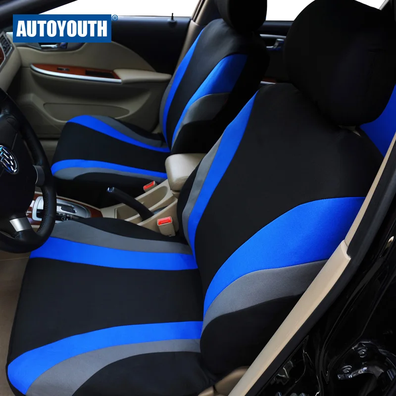 Чехлы Для Автомобильных Сидений Универсальный Цвет Синий Красный Зелёный 9 Шт.