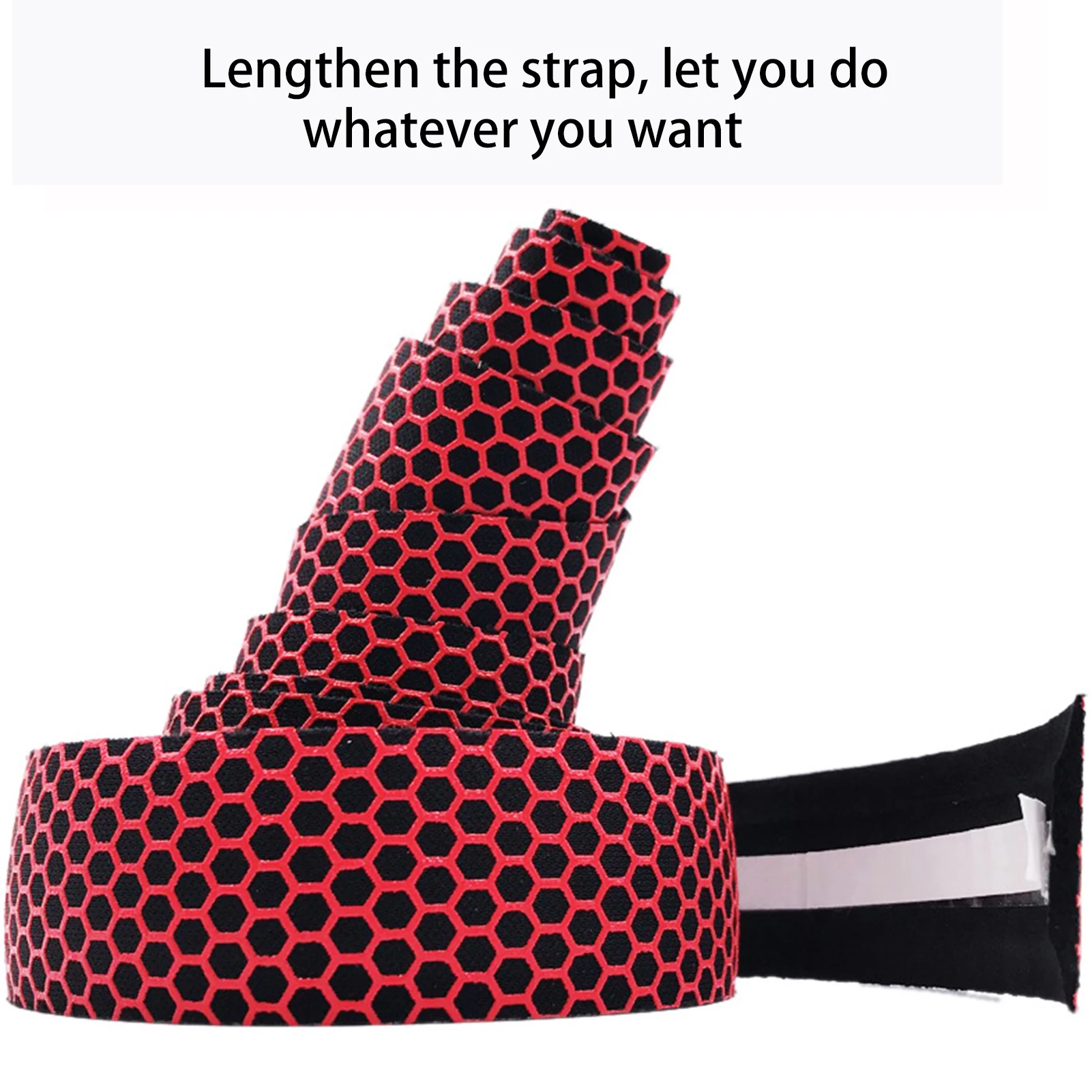 Сотовая лента из ПВХ для руля дорожного велосипеда оборачивающаяся пробка 2