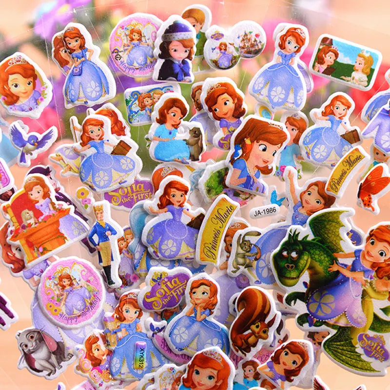 12 листов/уп красивые Дисней Принцесса София для скрапбукинга детских комнат