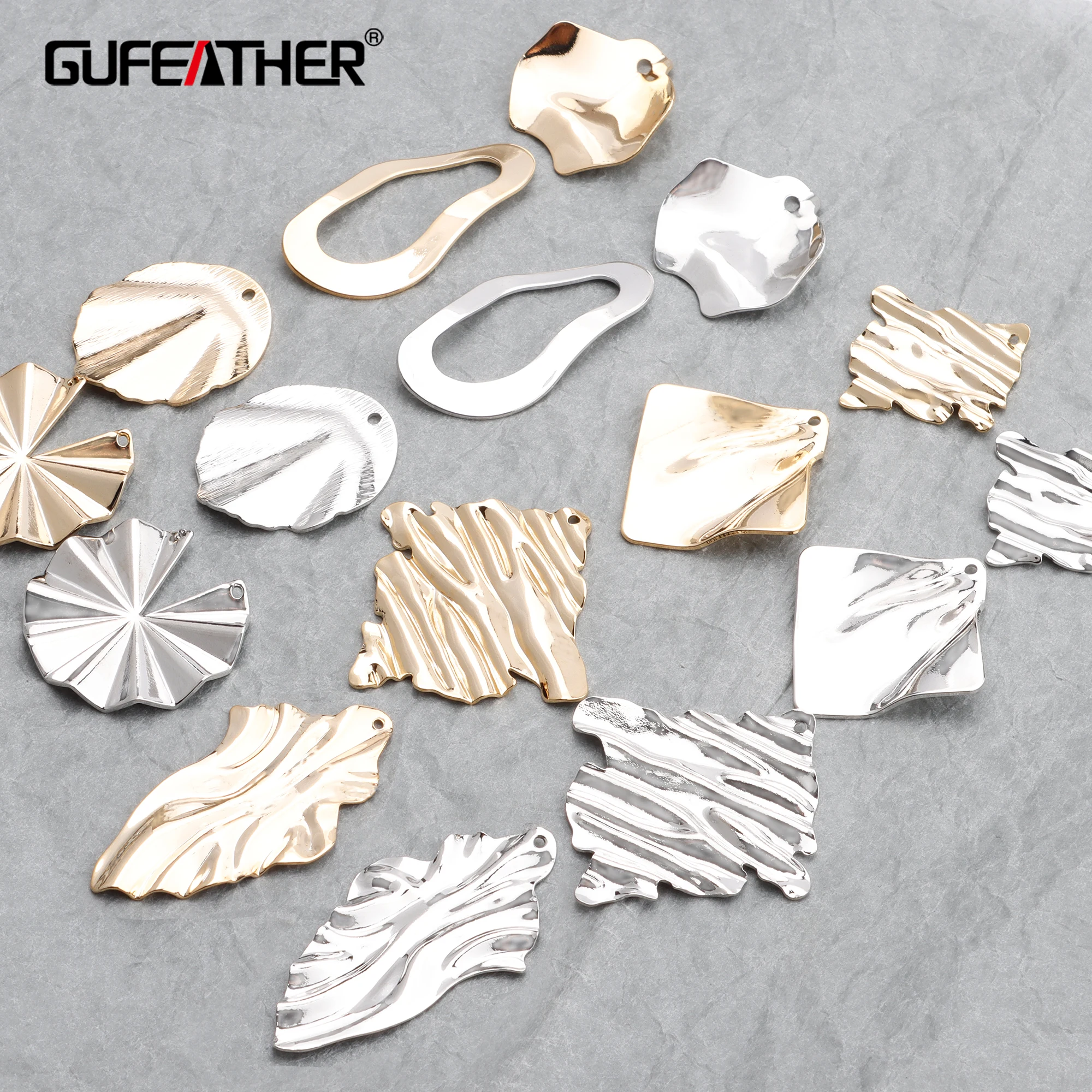 

GUFEATHER M797,jewelry accessories,18k gold plated,0.3 microns,diy pendants,rhodium plated,jewelry making,diy earrings,10pcs/lot