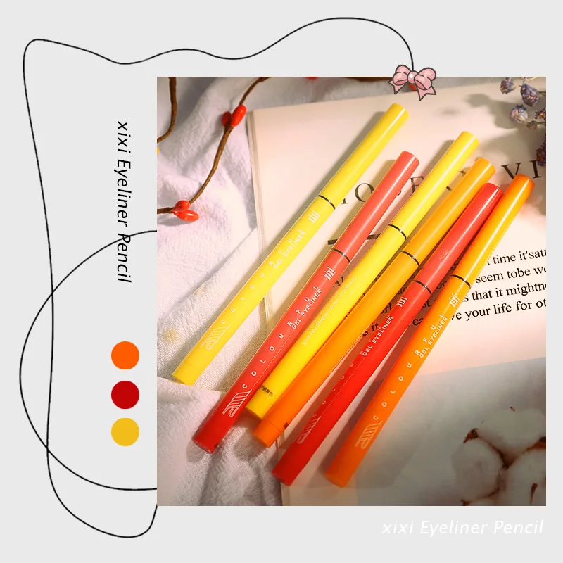 Подводка для глаз xixi гелевый цвет водостойкая стойкая не размазывается