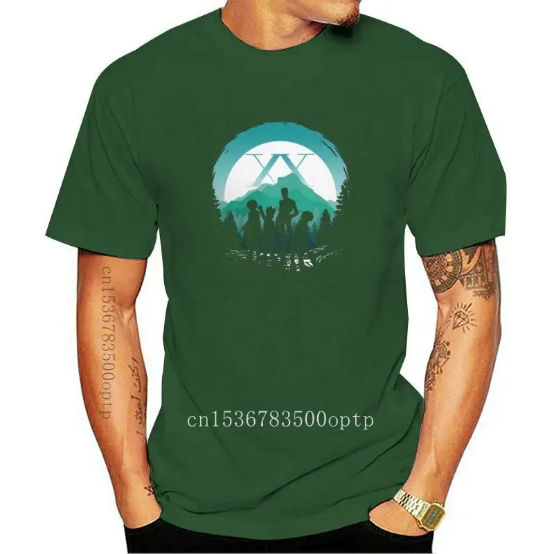 

Охотник X Hunter Gon Killua Leo Kurapika тень Черная Футболка размер S - 3Xl дышащие топы Футболка