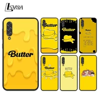 butter yellow korea for samsung galaxy a90 a80 a70 s a60 a50s a30 s a40 s a2 a20e a20 s a10s a10 e black soft phone case