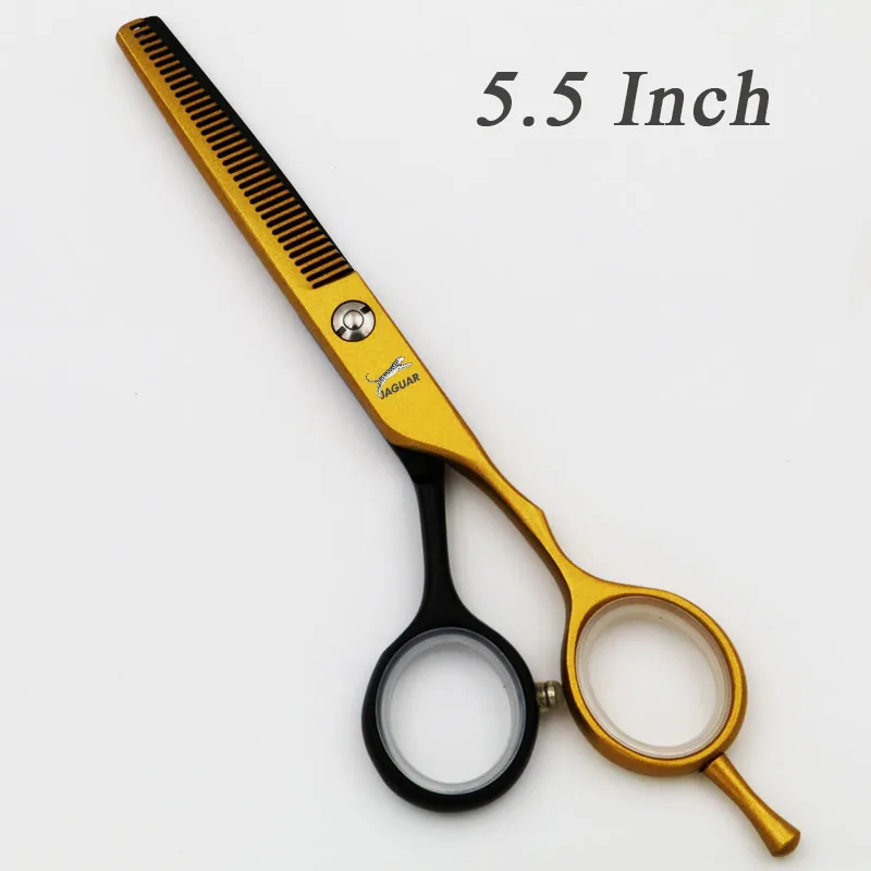 1 pcs 5,5/6 дюймов Профессиональные Парикмахерские ножницы набор резки/филировочные Парикмахерские ножницы Высокое качество индивидуальность золотой и черный - Цвет: 1 pcs