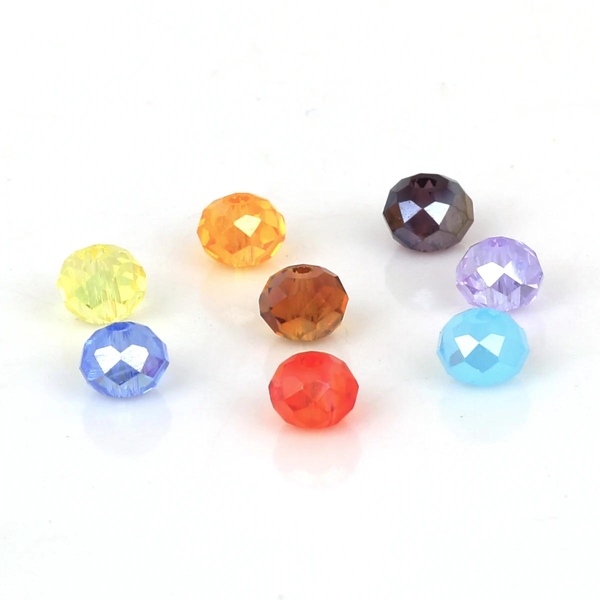 Хит продаж 98 шт 6 мм Стеклянные Бусины круглые хрустальные бусины Свободные Bedas