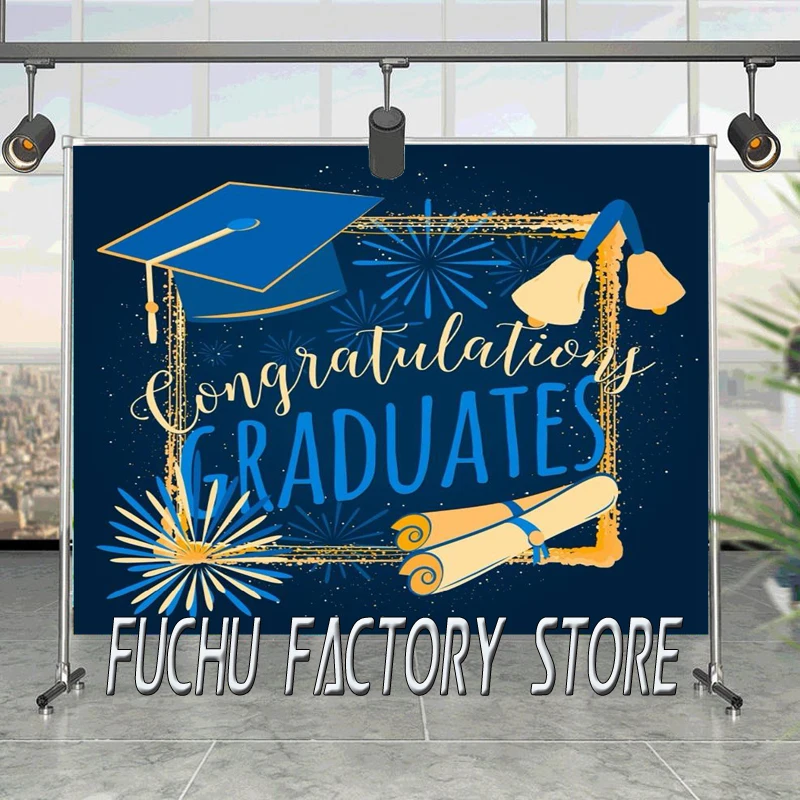 

Photo Backdrops Congratulations Graduates 2019 Fireworks Firecracker Party Child Photography Backgrounds Photocall Photo Studio